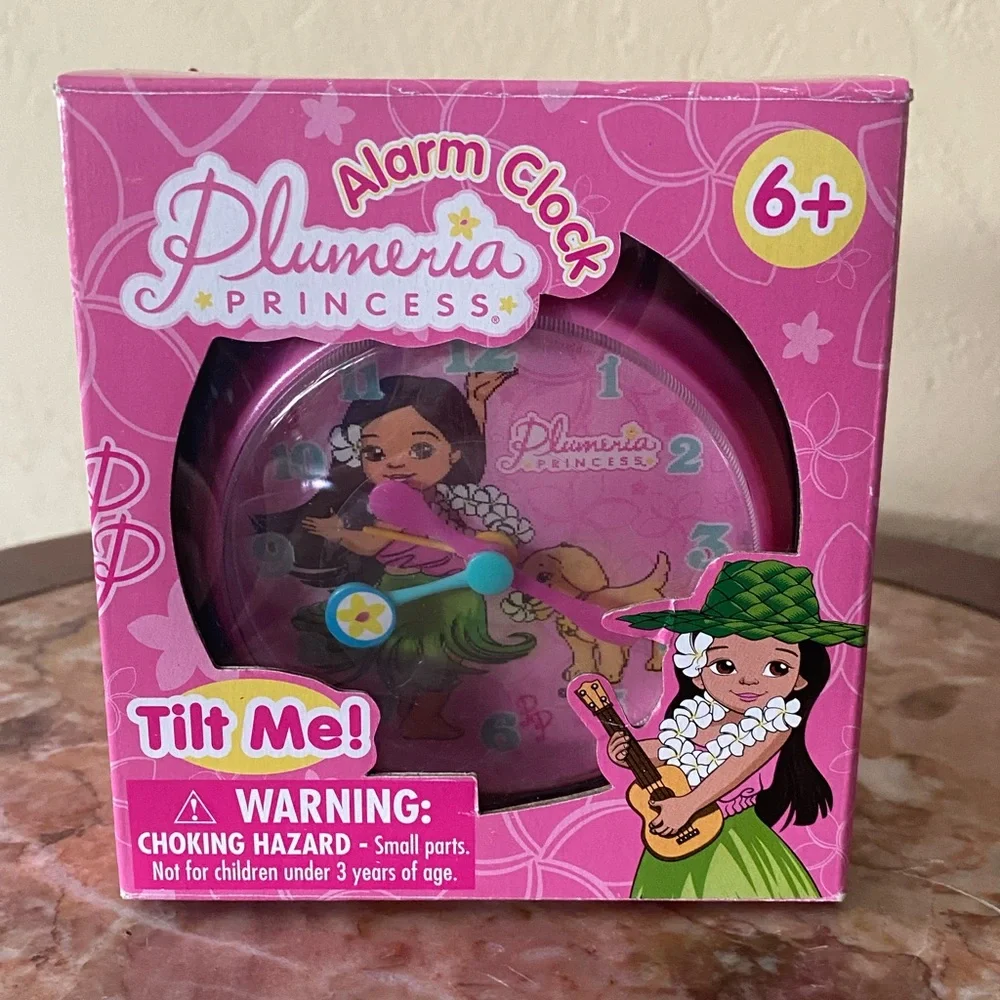 Plumeria Princess Pink Alarm Clock